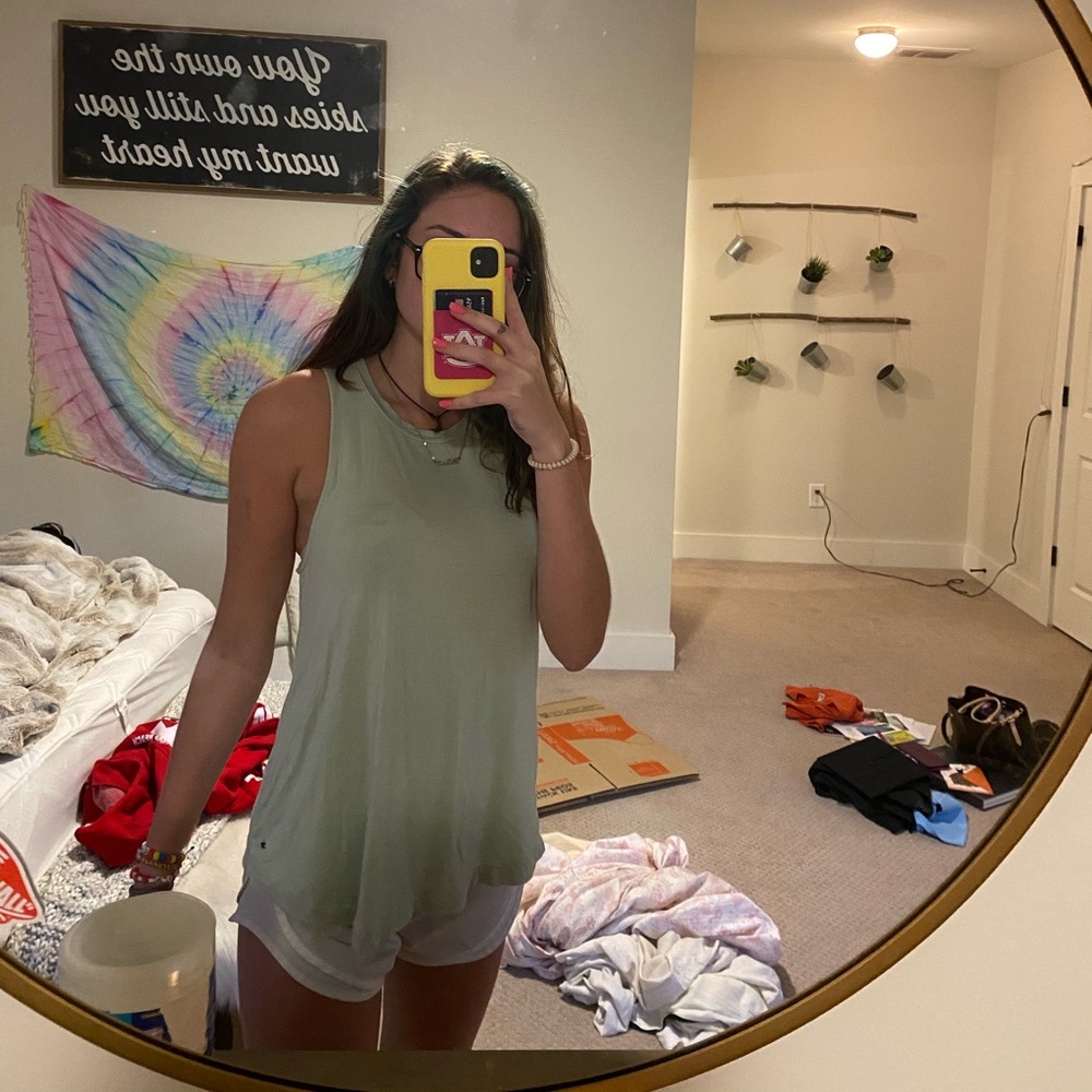 Teal American Eagle tank top